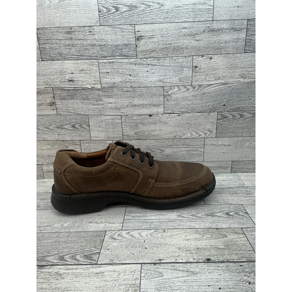 Ecco Shoes Mens Size 8 Casual‎ Comfort Oxford Walking Leather Lace Up 500104